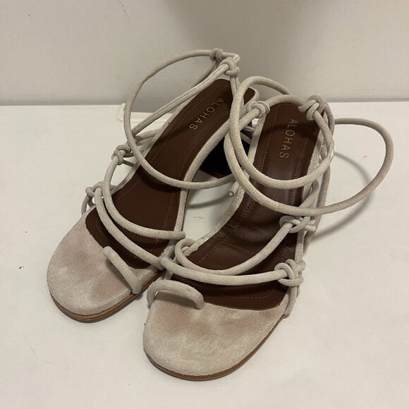 ALOHAS Goldie Ivory Sandal, Size 38 - Picture 1 of 5